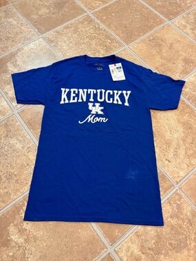 Champion Kentucky mom UK blue short sleeve t-shirt small size
